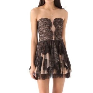 BCBG MaxAzria Norelle Strapless Cocktail Dress 2